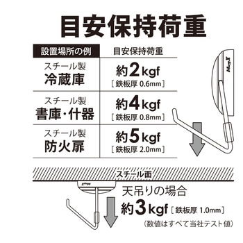 マグネットフック ゼロスライド MagX(マグエックス)
