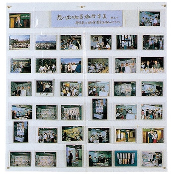 SH-1 写真展示ホルダー 95×135(mm) 38ポケット 1枚 共栄