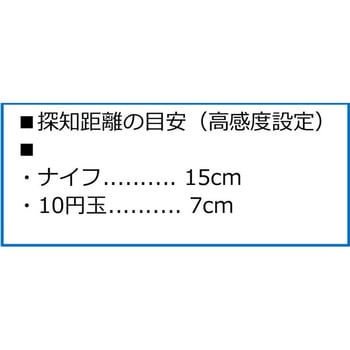 ハイスペック・フォールディング金属探知器 POLARIS(ポラリス)