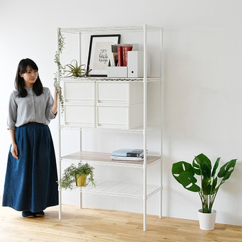 スチールラック用 木製棚板 YAMAZEN(山善)