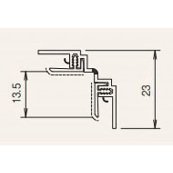 鏡面アルパレージ用入隅(R面用) フクビ化学