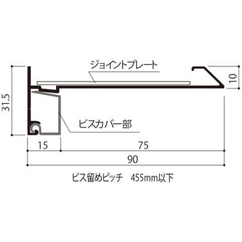 アルミクリアランス見切 フクビ化学 見切り 【通販モノタロウ】