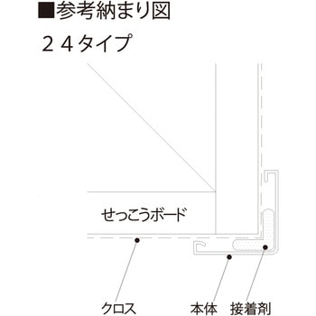 壁出隅カバー24 フクビ化学