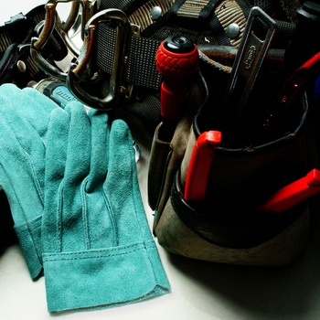 AG4509 牛床革手袋 オイル 外縫い ACE GLOVE