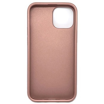 IPHONE 13MINIリングタッセル付シャイニー背面ケース エアージェイ