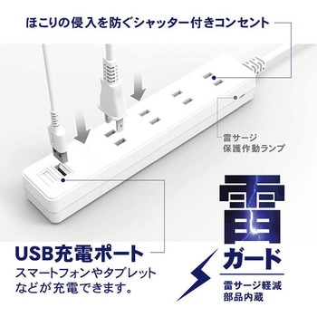 電源タップ延長コード TOPLAND