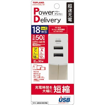 コンセント用充電器 TOPLAND