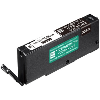 リサイクルインク キヤノン対応 BCI-331XLBK エコリカ