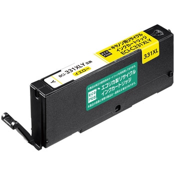 リサイクルインク キヤノン対応 BCI-331XLY エコリカ