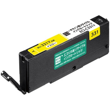 リサイクルインク キヤノン対応 BCI-331Y エコリカ