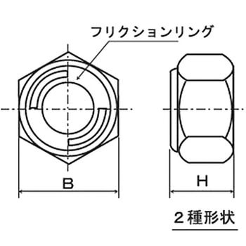 リードロックナット小形(鉄/生地)(小箱) 大阪魂
