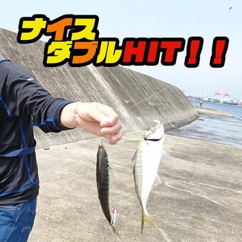 AZ ショアジグサビキ 2本針 アズーロ