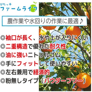 ニトリルディスポ手袋 ファームライフ ジェイワークスプランニング