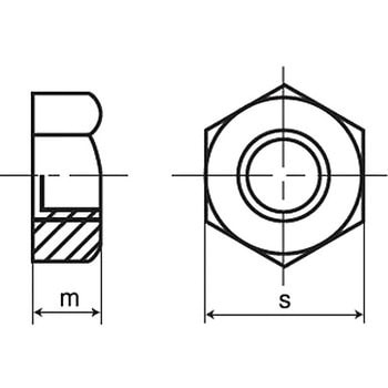 六角ナット(1種)(細目P=3.0)(鉄/ユニクロ)(小箱) 大阪魂