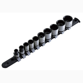 3/8DR 10PC ノンスリップソケットセット Pro-Auto