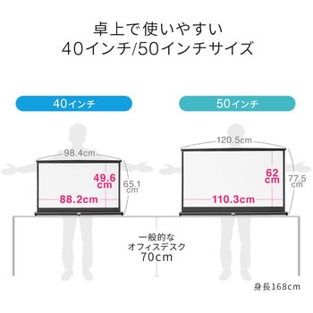 プロジェクタースクリーン サンワダイレクト 【通販モノタロウ】