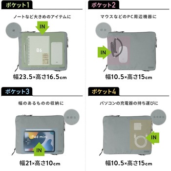 ガジェットポーチ サンワダイレクト