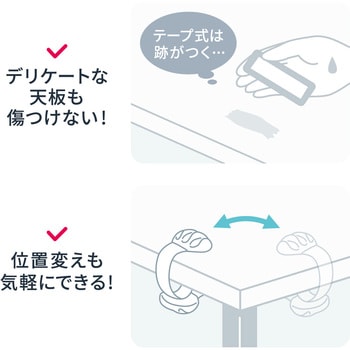 ケーブルホルダー サンワダイレクト