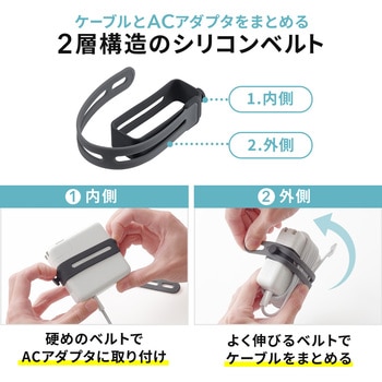 ケーブルホルダー サンワダイレクト
