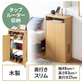 ケーブル&タップ収納ボックス サンワダイレクト
