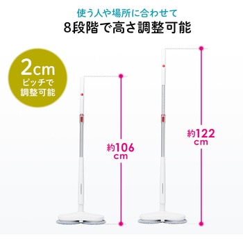 回転モップ サンワダイレクト