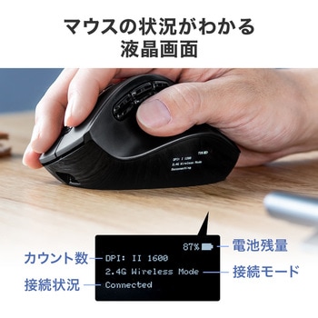 ブルーLEDマウス サンワダイレクト