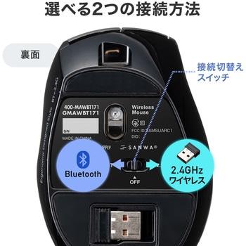ブルーLEDマウス サンワダイレクト
