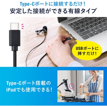 ピンマイク サンワダイレクト