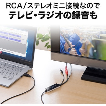 オーディオキャプチャケーブル サンワダイレクト