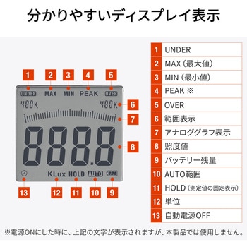 デジタル照度計 サンワダイレクト