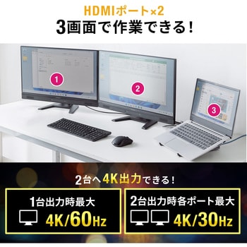 400-VGA018 ドッキングステーション 1個 サンワダイレクト