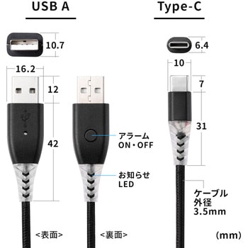 USB TypeCケーブル サンワダイレクト