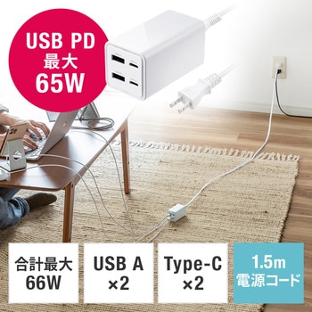 AC充電器 サンワダイレクト