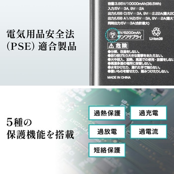 モバイルバッテリー サンワダイレクト