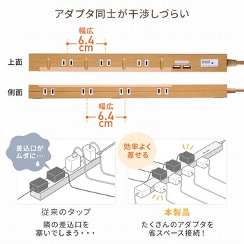 電源タップ サンワダイレクト