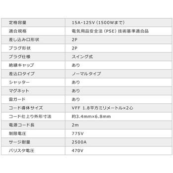電源タップ サンワダイレクト