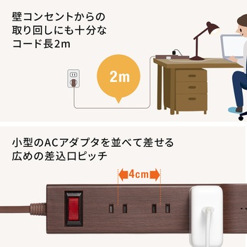 電源タップ サンワダイレクト