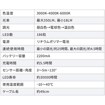 LEDライト サンワダイレクト