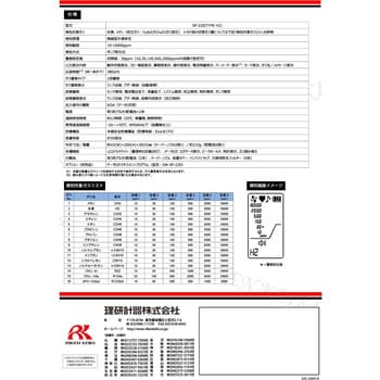 携帯型可燃性ガス漏れ検知器SP-220タイプH2(水素ガス用) 理研計器