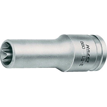 ロングE型トルックスソケット(差込角9．5mm) ハゼット