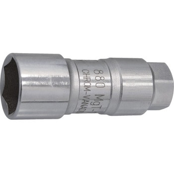 スパークプラグソケットレンチ(6角) 差込角9．5mm 対辺18mm ハゼット