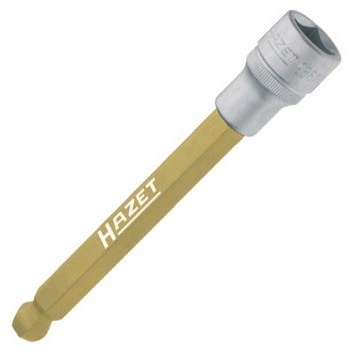 ボールヘックスドライバーソケット(差込角12．7mm) ハゼット