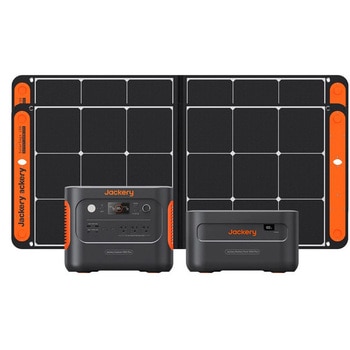 Jackery Generator1000Plus 拡張バッテリー+100Wソーラーパネル2枚セット Jackery(ジャクリ)