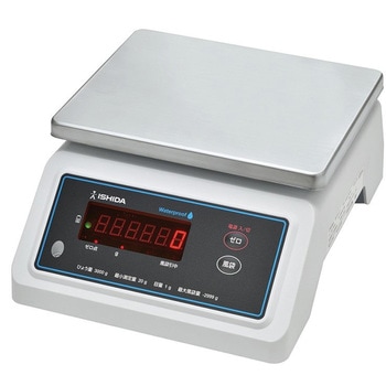 防水型デジタル上皿はかり 3000g 防水型デジタル上皿はかり 3000g UDS-600-WPK-3 検定品 計量器