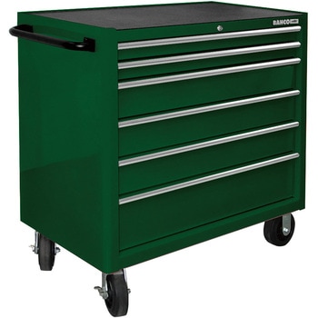 6段引き出し ロールキャブ ゴムマット仕様天板 BAHCO(バーコ)