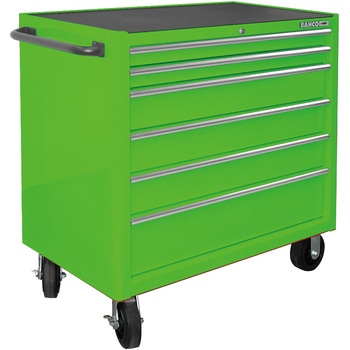 6段引き出し ロールキャブ ゴムマット仕様天板 BAHCO(バーコ)