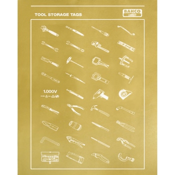ロールキャブ(1472K/1475K/1477K)用タグシート BAHCO(バーコ)