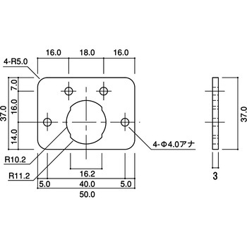 LO-W，WFタイプ関連部品 4021W用スペーサー CLOVER(クローバ)