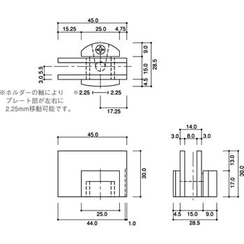 Gh 5632 開きガラス扉用ヒンジ 上下ペア Clover クローバ Gh 5632 1ペア 通販モノタロウ