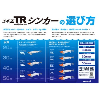エギ王TRシンカー ヤマリア(YAMASHITA)